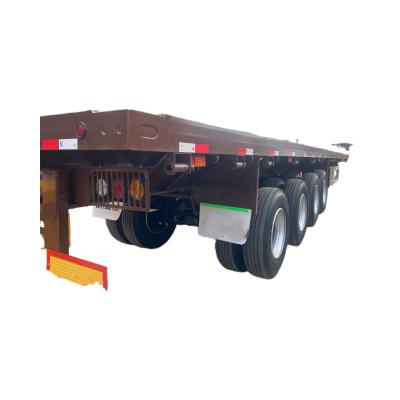 China Max Payload 20001-25000 kg CIMC 4-Axle Flatbed Semi-Trailer for Truck Trailer Needs for sale