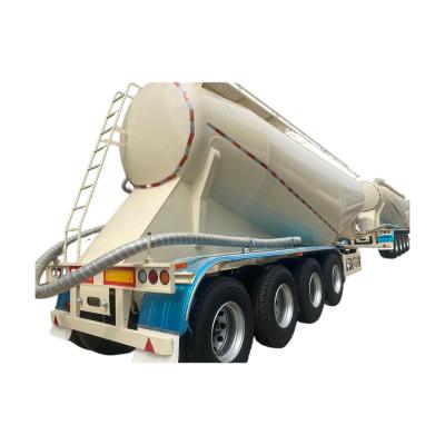 China Heavy-Duty Freight Truck in Supplies 4-Axis Bulk Transport Semi-Trailer with Leg Support for sale