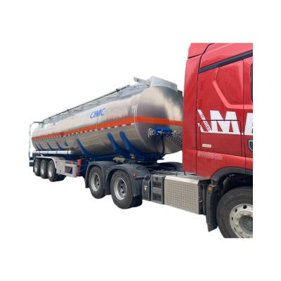 China CIMC Directly Sells 3-Axle Aluminum Alloy Oil Tanker with 60000L Maximum Load Capacity for sale