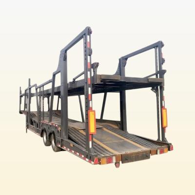 China 80t Max Payload Flatbed Skeleton Semi Trailer for Car Transportation to Meet ' Needs for sale