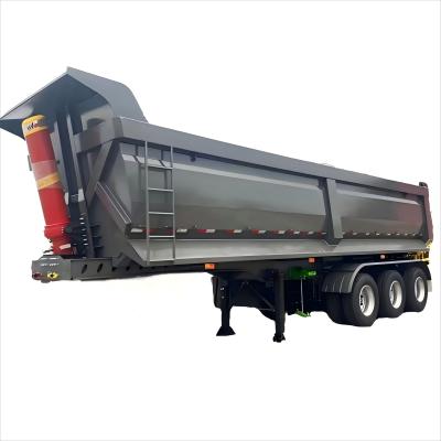 China CIMC Customizable 3-Axle Dump Trailer High-Strength Steel U-Shaped Rear New Condition Semi-Trailer Truck Trailers 12r22.5 Tyre for sale