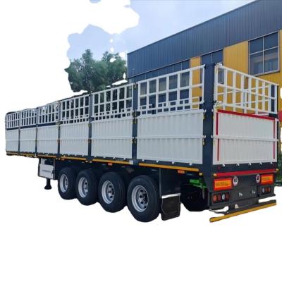 China CIMC 2024 new design  High Quality Great design Fence cargo trailer fence semi trailer for sale
