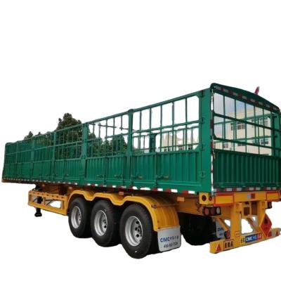 China CIMC High Quality 3-axle Fence Truck Cargo Semi Trailer Trailer Fence Side Wall Semi Trailer China Supplier Direct Sales for sale