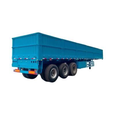 China Truck 3-axle Fence Truck Cargo Semi Trailer Trailer Fence Side Wall Semi Trailer China Supplier for sale