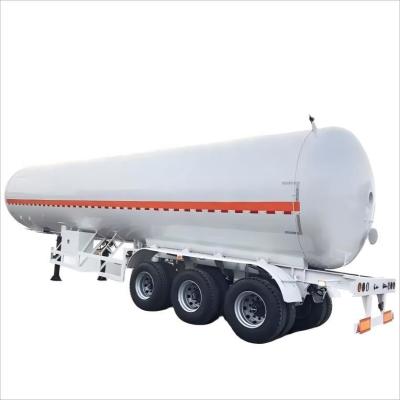 China CIMC new design hot sale 3 axles Liquefied Natural Gas Cryogenic Trucks for LNG Gas Station new design gas cylindrical tanker for sale