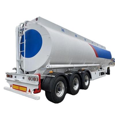 China CIMC tri axle Stainless Steel Petrol Diesel Gasoline 6-7 separate warehouse 7000L Transport Oil Fuel Truck tanker Semi Trailer for sale