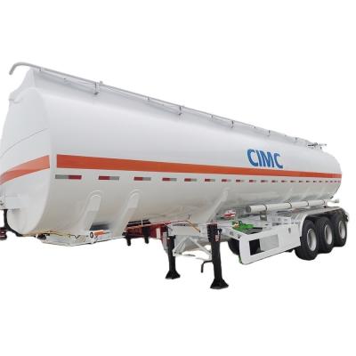 China CIMC Chinese new design best quality cheap price 3 or 4 axis stainless steel diesel fuel oil semi tanker truck trailer for sale