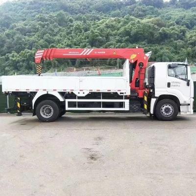 China Versatile Cargo Truck Mounted Crane Efficient Lifting And Transport Stability For Construction Logistics Powerful Jib Cranes for sale