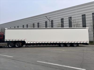 China Versatile CIMC Tarped Semi-Trailer Frames Nieuw ontwerp Duurzaam Aanpasbaar voor vrachtbescherming te koop Te koop