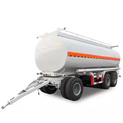 China High Quality DrawBar Fuel Tanker Full Trailer for sale