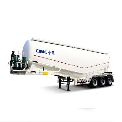 China CIMC Latest Design of High-strength Three-axis Cement Bulk Powder tank Trailer for Sale in Africa for sale