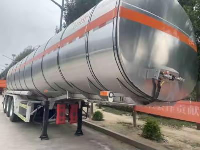 China CIMC Multi Function Aluminum Alloy 3 Axle 25000-70000l Petrol Tank Oil Fuel Tanker for sale