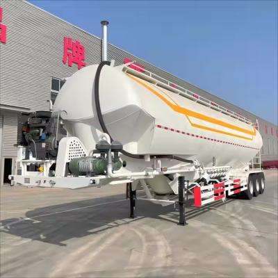 China CIMC 3 Axle transport Cement Granular Materials or Dry Bulk Cement Powder Tanker Semi Truck Trailer for sale