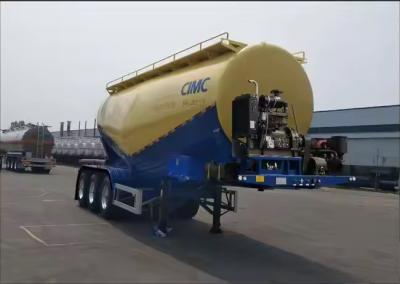 China  2/3/4 Axis Stainless Steel or Iron Cement Lime Milk Coal Ash Mineral Powder tank Truck Semi Trailer for sale