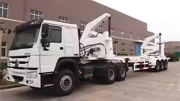 Cina CIMC Alta resistenza acciaio 3 assi Container Side Lifter Loader Trailers in vendita