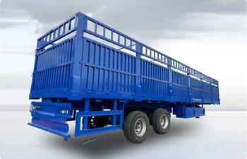 China High-Performance Fence Semi Trailer for Sale in Africa: Ideal for Secure Transport of Livestock, Animals and Heavy Load for sale