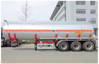 China 3 Axle 13150*2500*4100mm With Vacuum Insulation 26CBM 2 Pressure Gauges LNG Tank Semi Trailer for sale