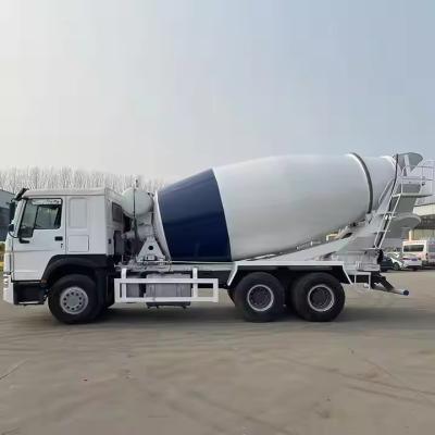 China Second Hand HOWO 340HP 2-25cbms 9630*2500*3998mm 16650kg Cement Concrete Mixer Truck for sale