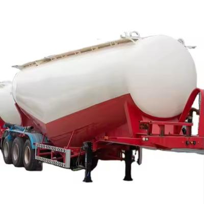 China CIMC High Quality Bulk Cement Transport Truck Trailer Semi-Trailer Carriers with Air Compressor Made from Steel for sale