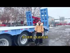 CIMC Heavy 6 Axle Low Bed Semi-Trailer Steel Material Truck Trailers with Performance