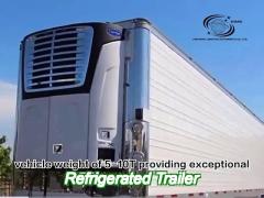 3-axle cold chain frozen semi trailer refrigerated trailer