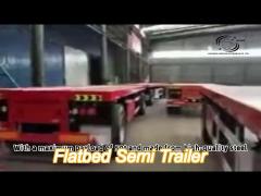 cimc china manufacturer of 5-axis flatbed semi-trailer high-quality discount flatbed semi trailer