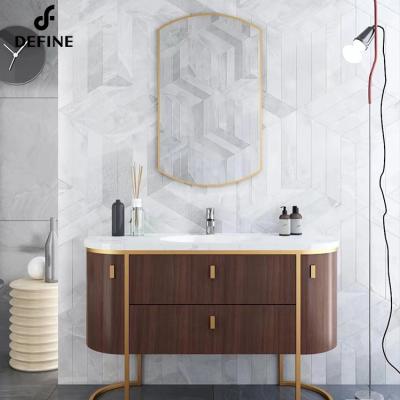 China Eco - Friendly Hotel Bathroom Vanity Sink Vanity Base And Bathroom Vanity With Sink for sale