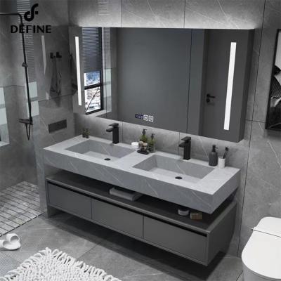 China Modern Design Foshan Factory Space Saver Modern Bathroom Vanity for sale