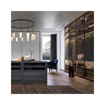 China Other modern exquisite home decoration environmental protection wardrobes bedroom cabinet luxury high grade wood for sale