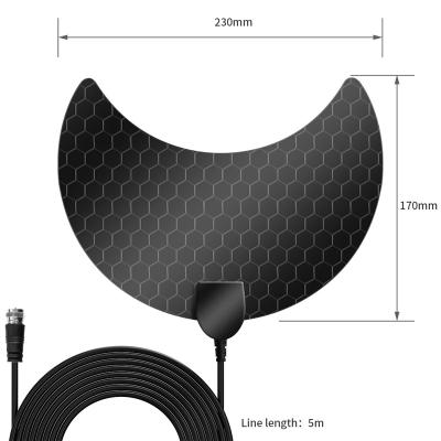 China 001 Outdoor Super Atsc Dvb-t Dvb-t2 TV Antenna 330*300mm for sale