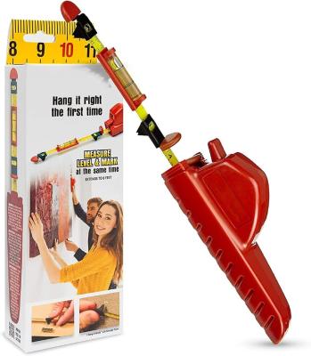 China All-in-one foldable picture tool hanging level, perfect for hanging pictures, mirrors and shelves for sale