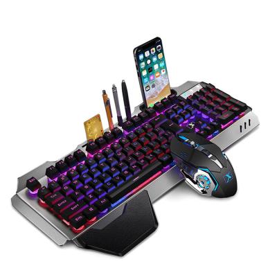 China Wholesale Waterproof Custom RGB Colorful Backlit Gaming Keyboard Kit Mechanical Mouse Set for sale