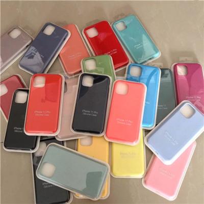 China Fashion and Luxury Liquid iPhone 11 Pro X Max XR XS Max 6 LOGO Cover Case For OEM Free Sample Silicone Cell Phone Case 7 8 Plus 11 12 13 Pro Max for sale