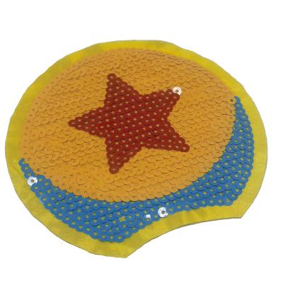 China Sustainable Sequin Design Patches Custom Embroidery for sale