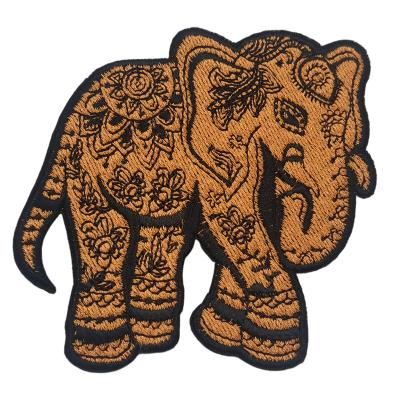 China Other Custom Animal Patch Elephant Embroidery Patches for sale