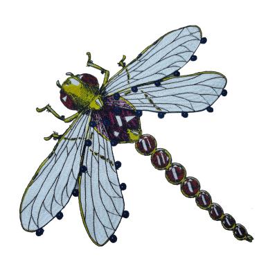 China Other Animal Embroidered Patch Dragonfly Patches Apparel for sale