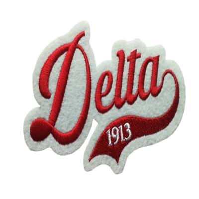 China Other Delta Patch Applique Greece Patches Embroidery for sale