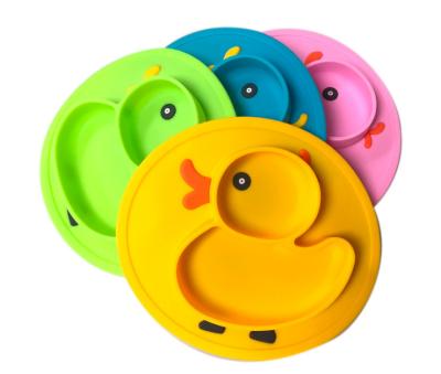 China Baby Products Baby Products Types Dish Baby Feeding Tray Silicone BPA Free Baby Feeding Dish for sale