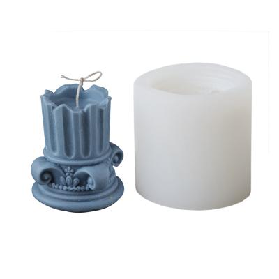 China Sustainable Mold Silicone Custom Shaped Candle Mold For Candle Making for sale