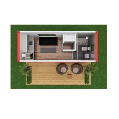 China 20ft/40ft modern modern prefab house modify shipping container house for sale