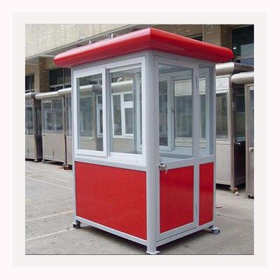 China Exterior Color Modern Economical Steel Prefab House Parking Community Cabin Guard Cabin for sale