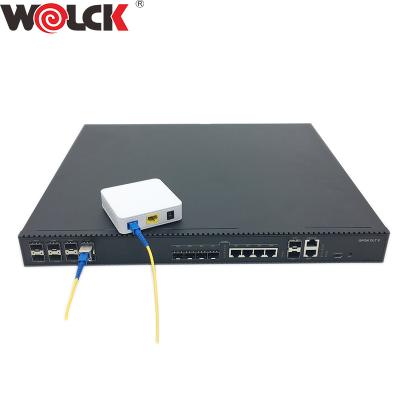 China FTTH FTTB FTTX network ftth gpon 8 port olt 10ge l3 olt gpon for hua Wei/wolck/zte/fiber home for sale