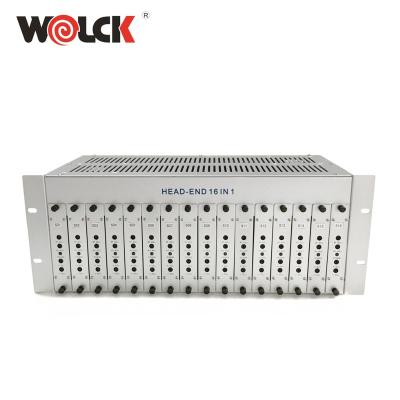 China Factory made fixed type CATV equipment 24 in 1 analog headend channles CATV modulator WK-24M for sale