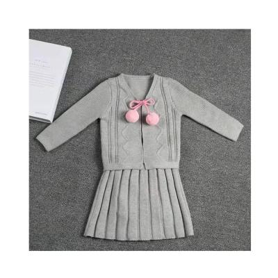 China High Quality Casual Lovely Children's Sweater Casual Suit Children's Two-Piece Sweater for sale