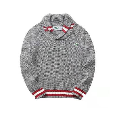 China Attractive design soft pastel crew neck anti-shrink tastefully knit kids sweater for sale