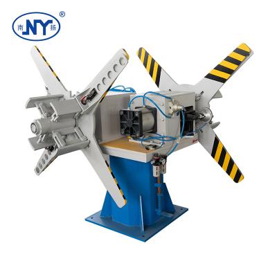 China 508mm Inner Diameter of Steel Coil Nanyang Hydraulic Pneumatic Expansion Rotation Uncoiler Steel Decoiling Machine for sale