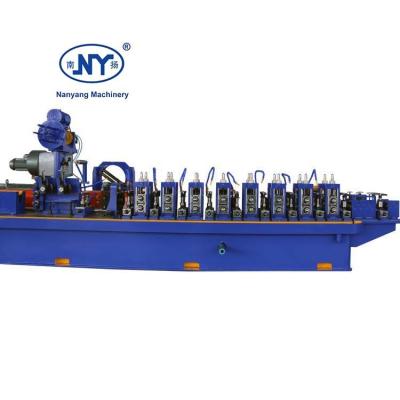 China Long Service Life Nanyang Carbon Steel Welded Tube Mill Roll Forming Machine Pipe Mill Machinery High Frequency Power 150KW for sale