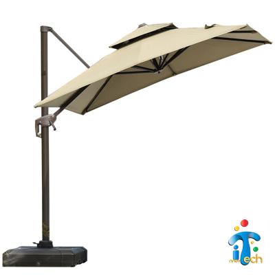 China Modern High Quality Aluminum Garden Roman Umbrella Sun Umbrella For Patio Outdoor Yard for sale