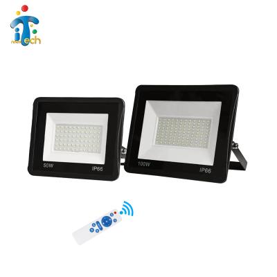 China ROAD All In One Housing Outdoor Wall Mounted 10w Portable Remote Control Led Flood Light for sale