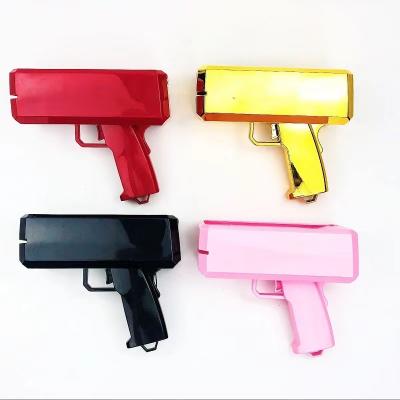 China Electronic Toy Guns Handheld Cash Gun Dispenser Money Shooter Toy Super Money Paper Playing Spray Gun for sale